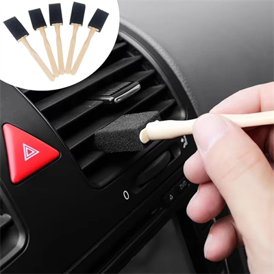 BUFFER® 5li Araba Havalandırma Temizleme Fırçaları Klima Çıkışları,Toz Alma&Otomobil İçi Detaylı Mini Temizlik Aparatları