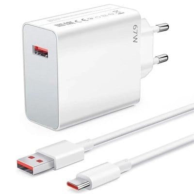BUFFER® 67W Hızlı Şarj Adaptörü USB to Type-C – PD Destekli, Akıllı Hızlı Şarj Başlığı, Güvenli Güç Adaptörü