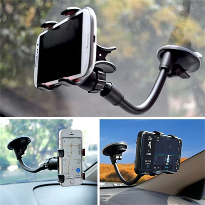 BUFFER® Akrobat Cama Sabitlenen Güçlü Vakumlu 360 Derece Dönen Tüm Modellere Uyan Oto Telefon Tutucu