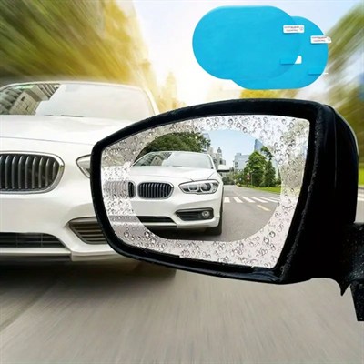 BUFFER® Araç Ayna Yağmur Kaydırıcı ve Cam Buğu Önleyici Film