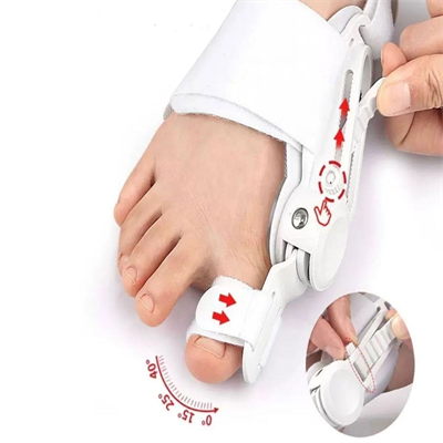 BUFFER® Ayarlanabilir Ayak Baş Parmak Kemik Düzeltici – Halluks Valgus (Bunyon) Aparatı, Gece Gündüz Kullanıma Uygun Ayak Düzeltme Ateli