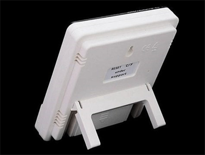 BUFFER® Bebek Odası Masaüstü Dijital Termometre Nem Ölçer Higrometre Saat