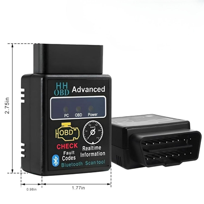 BUFFER® Bluetooth Arıza Tespit Cihazı – Araç Motor Arıza Okuma, Check Engine Sıfırlama, Oto Diagnostik Scanner