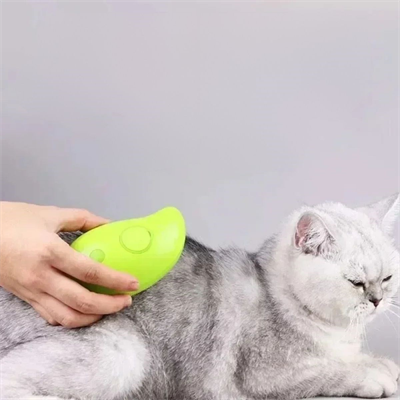 BUFFER® Buharlı Yumuşak Silikon Uçlu Kedi & Köpek Tüy Tarama Tarağı Yıkama Fırçası