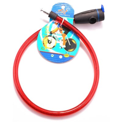 BUFFER® Çalınma Engelleyici Pvc Kaplamalı Kablo Halat Bisiklet Kilidi
