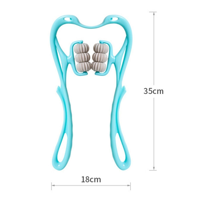 BUFFER® Çok Fonksiyonlu Manuel Altı Tekerlekli Boyun Masaj Aleti