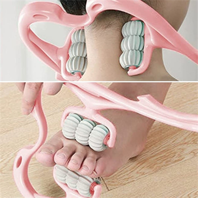 BUFFER® Çok Fonksiyonlu Manuel Altı Tekerlekli Boyun Masaj Aleti