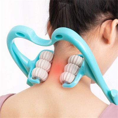 BUFFER® Çok Fonksiyonlu Manuel Altı Tekerlekli Boyun Masaj Aleti