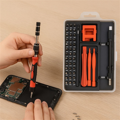 BUFFER® Çok Fonksiyonlu Manyetik Uçlu 52si 1 Arada 42 Uçlu Saatçi Tornavida Seti