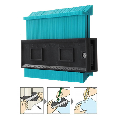 BUFFER® Çok Fonksiyonlu Plastik Kontur Ölçüm Cihazı Ahşap Fayans Şekillendirme Kalıbı