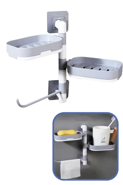 BUFFER® Çoklu Sabun Tutucu Fonksiyonel Banyo Sabunluk