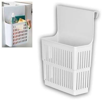 BUFFER® Dolap Kapağına Asılabilir Mutfak Dolap Düzenleyici Plastik Sepet