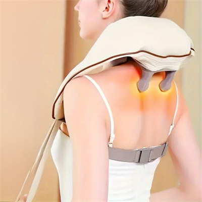 BUFFER® Elektrikli Boyun ve Sırt Masaj Aleti Kablosuz Boyun ve Omuz Yoğurma Masaj Yastığı