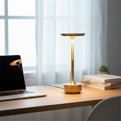 BUFFER® Eskitme Gold Kasa Dokunmatik Şarjlı Masa Lambası – 3 Renk Işık Modlu, LED Aydınlatmalı, Modern & Dekoratif Abajur