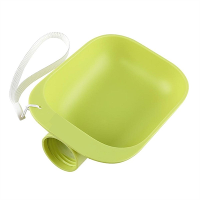 BUFFER® Evcil Hayvan Plastik Yıkanabilir Taşınabilir Su Şişesi Bağlantılı Su Kabı