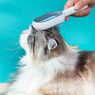 BUFFER® Evcil Hayvanlar İçin Çift Taraflı Pet Fırçası Nemli Tüy Tarama Tarağı