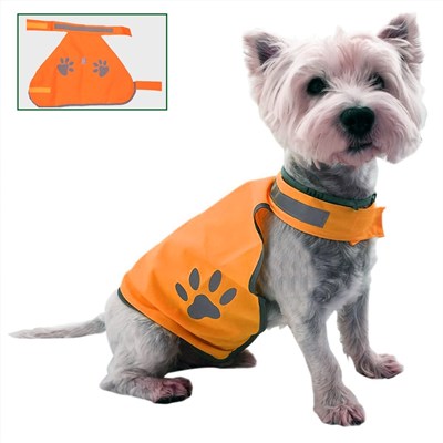 BUFFER® Gece Görüşlü Reflektör Kumaşlı Cırt Cırtlı Köpek Yeleği Small