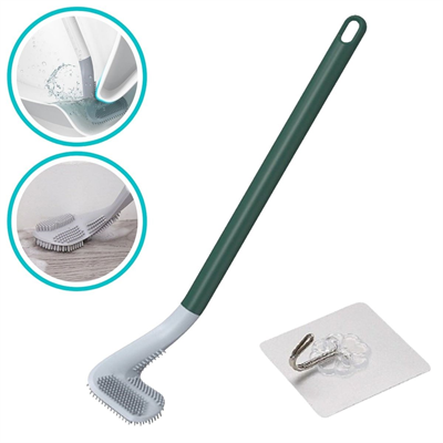 BUFFER® Golf Tasarımlı Silikon WC Klozet Mutfak Temizlik Fırçası Kanca Hediyeli