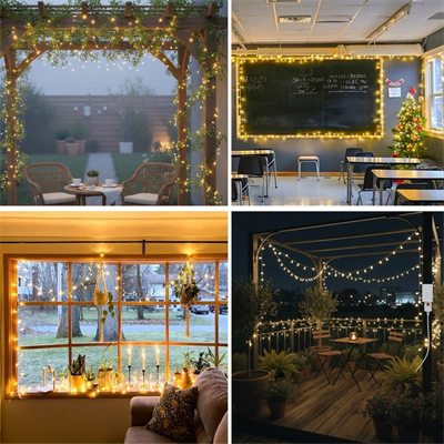 BUFFER® Günışığı Renk 5 Farklı Işık Modlu 10 Metre Eklemeli Dekor Boncuk Model Dekoratif Led