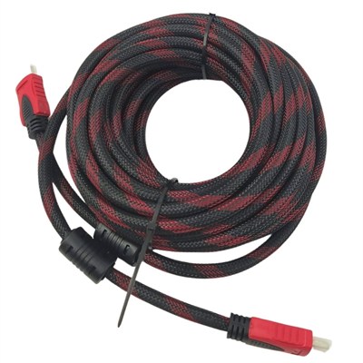BUFFER® HDMI Kablosu 1.5 Metre HDTV Bilgisayar Uydu Görüntü Ses Full HD Sargılı Görüntü Aktarma Kablosu