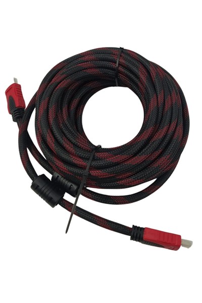 BUFFER® HDMI Kablosu 1.5 Metre HDTV Bilgisayar Uydu Görüntü Ses Full HD Sargılı Görüntü Aktarma Kablosu