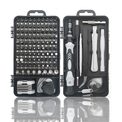 BUFFER® Hassas Tornavida Seti Bilgisayar Pc Telefon Onarım Aracı Seti Manyetik 115 in 1 Tornavida Seti