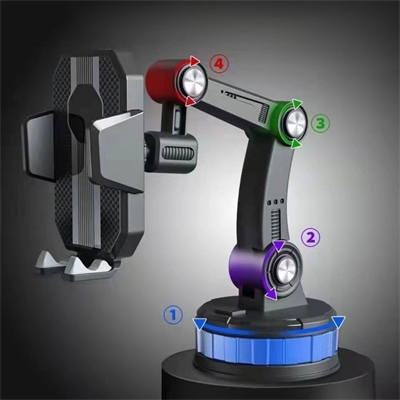 BUFFER® Jel Vantuzlu Cama Takılabilen Güçlü 360 Derece Dönebilen Ayarlanabilir Araç Içi Vantuzlu Telefon Tutucu