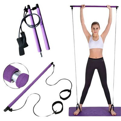 BUFFER® Jimnastik Çubuğu Plates Barı Taşınabilir Spor Ve Egzersiz Aleti