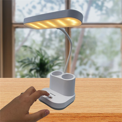 BUFFER® Kalemlikli USBli Dokunmatik 3 Kademeli 360 Derece Özel Göz Korumalı led Lityum Masa Lambası