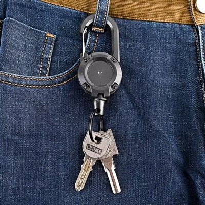 BUFFER® Kampçı Karabina Askı Aparatı – Anahtarlık, Çanta Klipsi ve Outdoor Ekipman Tutucu