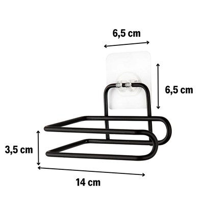 BUFFER® Kendiliğinden Yapışkanlı Krom Paslanmaz Metal Tuvalet Kağıtlığı Aparatı