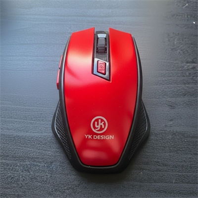 BUFFER® Kırmızı Renkli Baş Parmak Destekli Ergonomik Sessiz Kablosuz Mouse – USB Alıcılı, Ofis ve Oyun İçin Konforlu Bilgisayar Faresi MS6300