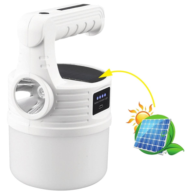 BUFFER® LED Güneş Enerjili Kamp Lambası–2000 Lümen Süper Parlak, 5 Aydınlatma Modlu,USB ile Şarj Edilebilir Dış Mekan,Asılabilir Torch El Feneri