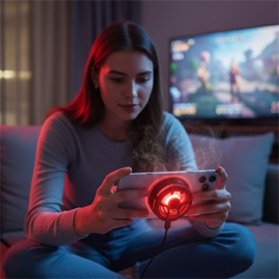 BUFFER® Manyetik Telefon ve Tablet Soğutucu – Güçlü Sessiz Fanlı, Hızlı Isı Dağıtıcı Mobil Cihaz Soğutma Aparatı S25 Radiator