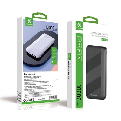 BUFFER® Mikro Type-C USB Hızlı Şarj Edebilen 10000 mAh Powerbank