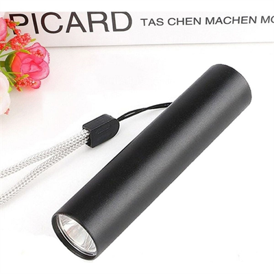 BUFFER® Mini Cep Boy USB İle Şarj Olan Oje Kurutucu Sahte Para Kontol LED UV Mor Işık El Feneri