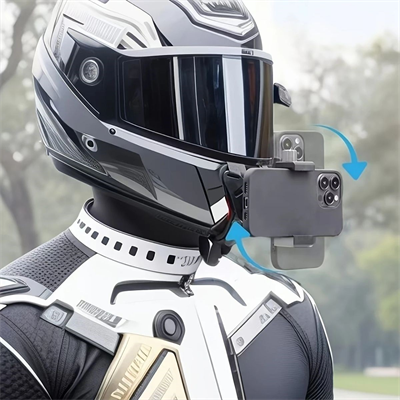 BUFFER® Motorsiklet Kask Önü Takılan Telefon Tutucu Aksiyon Kamerası Takılabilen Aparat