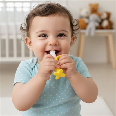 BUFFER® Muz Şekilli Diş Kaşıma Aparatı – Bebekler İçin Silikon Diş Kaşıyıcı, Diş Çıkarma Oyuncağı