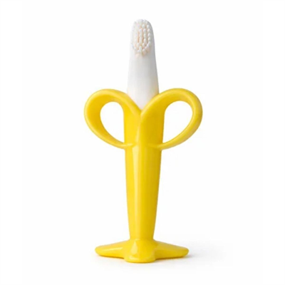 BUFFER® Muz Şekilli Diş Kaşıma Aparatı – Bebekler İçin Silikon Diş Kaşıyıcı, Diş Çıkarma Oyuncağı