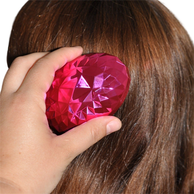 BUFFER® Neon Pembe Düzleştirici Tarak Geniş AralıklıHer Saç Tipine Uygun Fırçalı Saç Düzleştirici