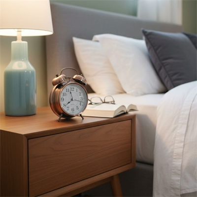 BUFFER® Nostaljik Çalar Saat – Retro Tasarım, Sessiz Akan Mekanizma, Yüksek Sesli Alarm, Masa ve Komodin İçin Dekoratif Saat