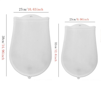 BUFFER® Orta Hamur Torbası Silikon Şeffaf Hamur Yoğurma Torbası Ekmek Makarna Mantı  Hamuru Kolay Yo