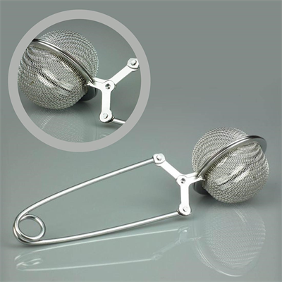 BUFFER® Paslanmaz Metal Pratik Kolay Bitki Çayı Demleme Süzgeci Aparatı