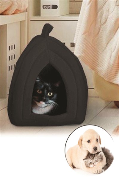 BUFFER® Pet Hut Polar Kedi ve Köpek Yatağı - Mavi