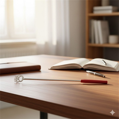 BUFFER® Pratik Kolay Teleskopik Metal Sırt Kaşıma Kaşağı Aleti Aparatı