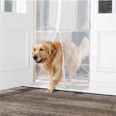 BUFFER® Pratik Manyetik Mıknatıslı Beyaz Kapı Pencere Sinekliği Tülü 90 x 210 cm