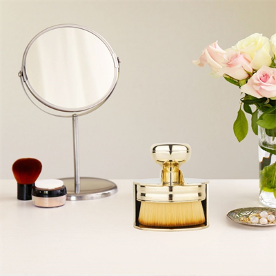 BUFFER® Profesyonel Geniş Pratik Tutma Saplı Gold Büyük Fondöten Yayma Fırçası