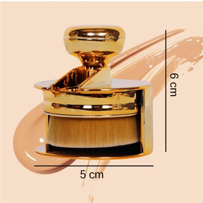 BUFFER® Profesyonel Geniş Pratik Tutma Saplı Gold Büyük Fondöten Yayma Fırçası