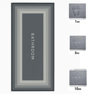 BUFFER® Sihirli Süper Su Emici Kaymaz Tabanlı Uzun Paspas 40*120 cm