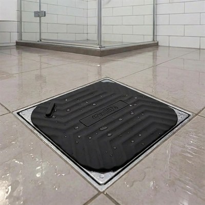 BUFFER® Siyah Kare Evye Gider Koku Önleyici Silikon Mat – Lavabo Süzgeç ve Haşere Engelleyici